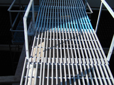 Water Cooling tower Fan Maintenance Platform, Walkway